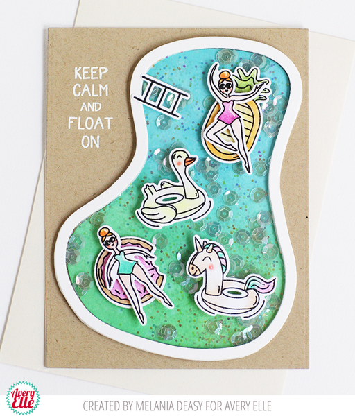 *** Avery Elle - SPLASH! - silikonová razítka