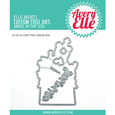 *** Avery Elle - CRITTER CREW - razítka a šablony