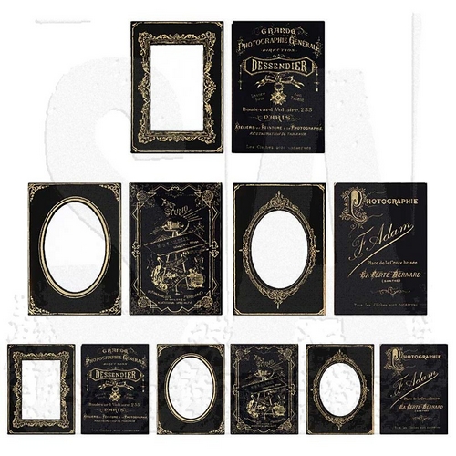 Tim Holtz - IDEA-OLOGY / CABINET CARDS - papírové rámečky