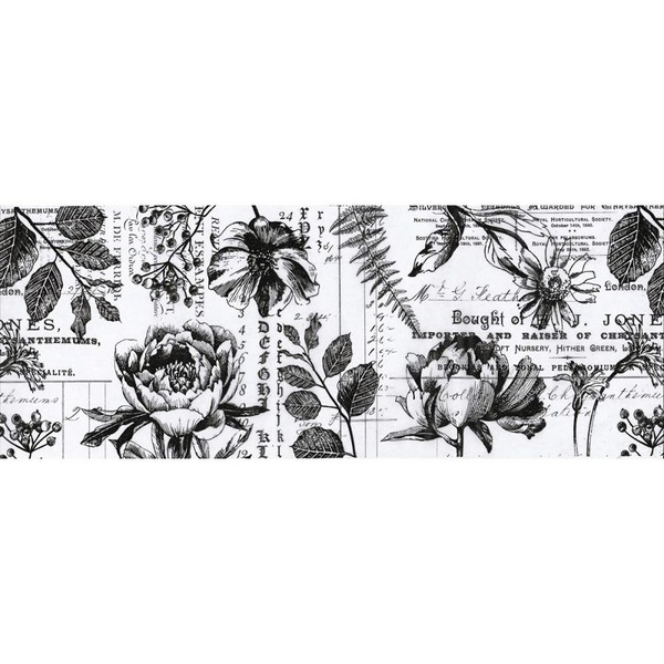 Tim Holtz - COLLAGE PAPER / BOTANICAL - hedvábný papír