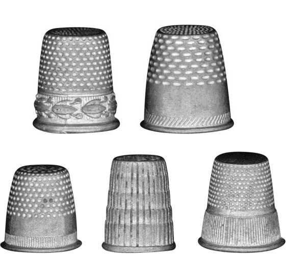 Tim Holtz - IDEA-OLOGY / THIMBLES - kovové ozdoby