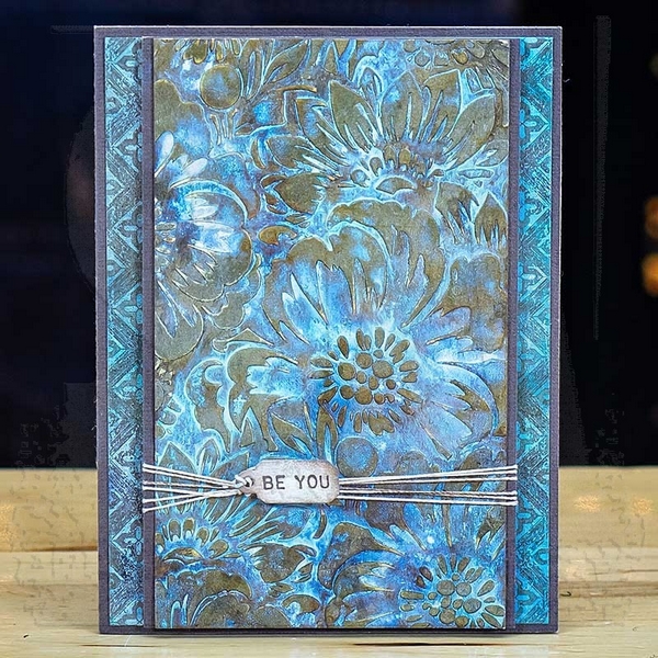 Tim Holtz - BOUQUET - šablona / maska