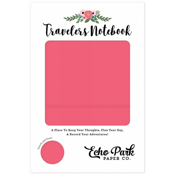*** Echo Park - TRAVELER´S NOTEBOOK / CORAL - cestovní deník