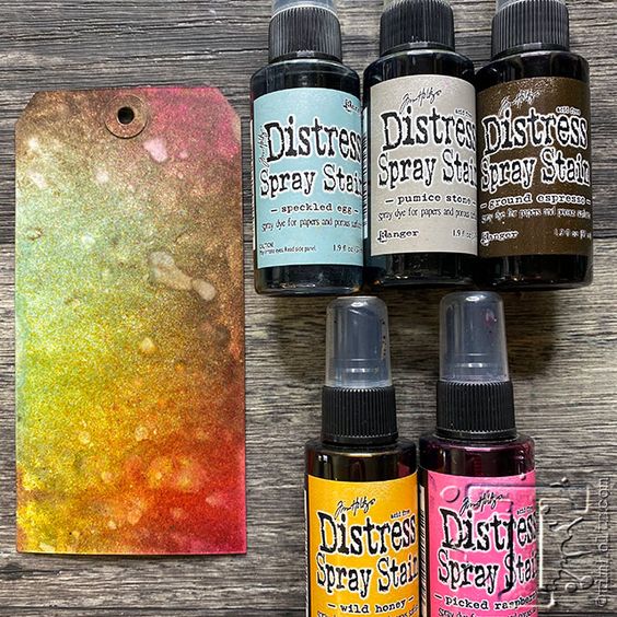 Ranger - DISTRESS SPRAY STAIN / TATTERED ROSE - barva ve spreji