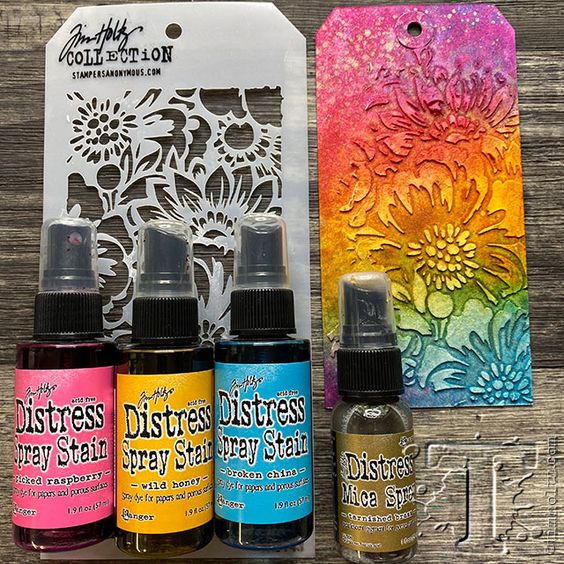 Ranger - DISTRESS SPRAY STAIN / ABANDONED CORAL - barva ve spreji