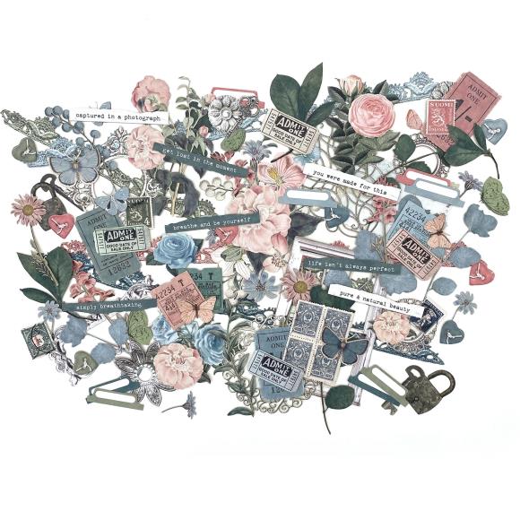 49 & Market - VINTAGE ARTISTRY / TRANQUILITY Laser-Cut Elements - papírové výřezy