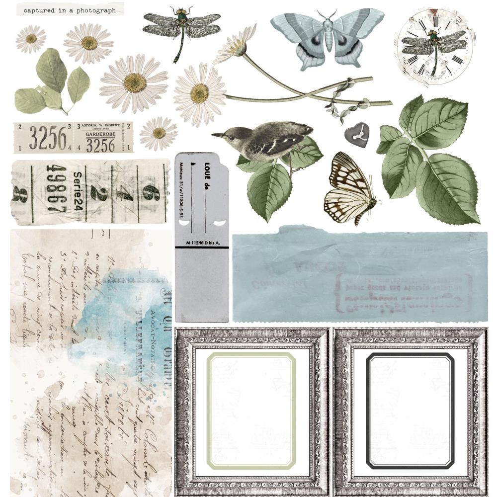 49 & Market - VINTAGE ARTISTRY / MOONLIT GARDEN 12x12 - scrapbookové čtvrtky