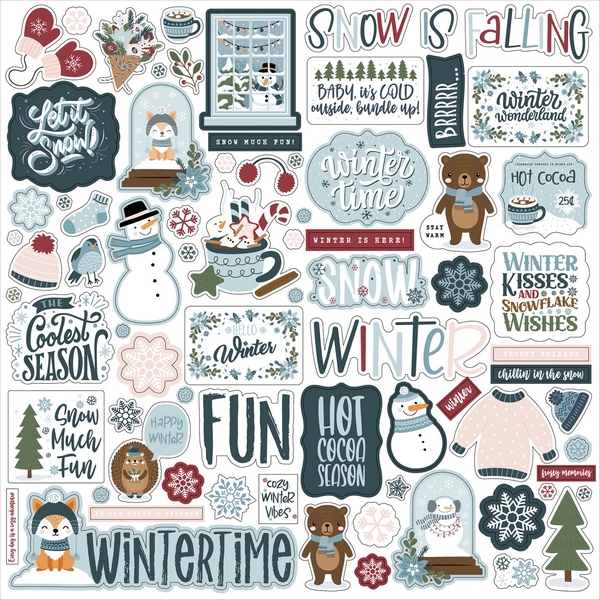 Echo Park - WINTER FUN Collection Kit - kompletní sada