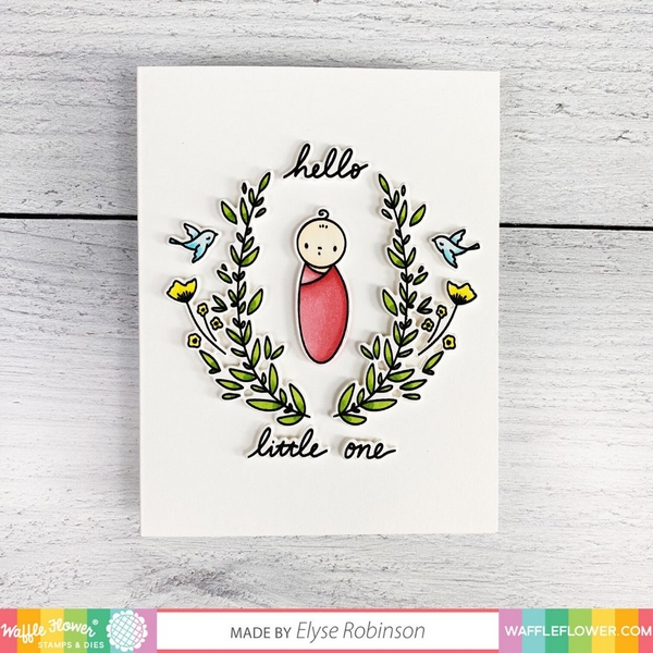 *** Waffle Flower - LITTLE ONE BABY - razítka a šablony