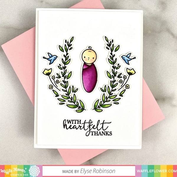 *** Waffle Flower - LITTLE ONE BABY - razítka a šablony