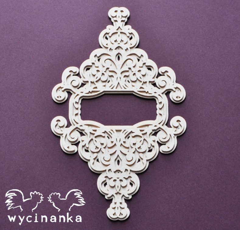 Wycinanka (542) - BAROQUE / RÁMEČEK - kartonové výřezy