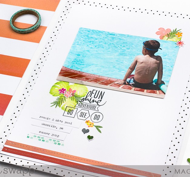 Heidi Swapp - PINEAPPLE CRUSH / WORDS & ICONS - silikonová razítka