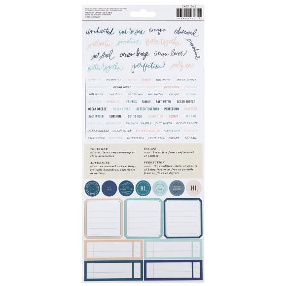 Heidi Swapp - SET SAIL Stickers - samolepky