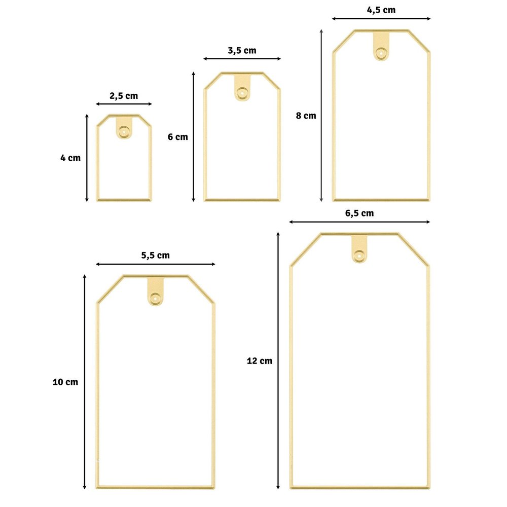 Vaessen Creative - GIFT TAGS - vyřezávací šablony