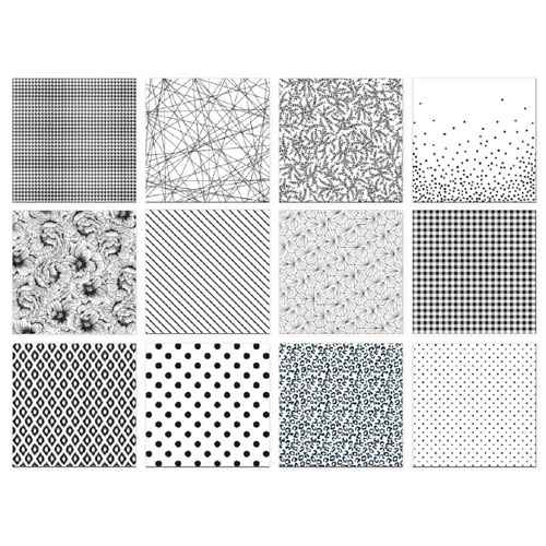 *** Heidi Swapp - MINC / 5th AVENUE 12x12 - scrapbookové čtvrtky (24 ks)