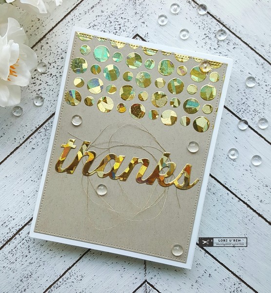 Thermoweb - ICRAFT DECO FOIL / GOLD SHATTERED GLASS - reaktivní fólie