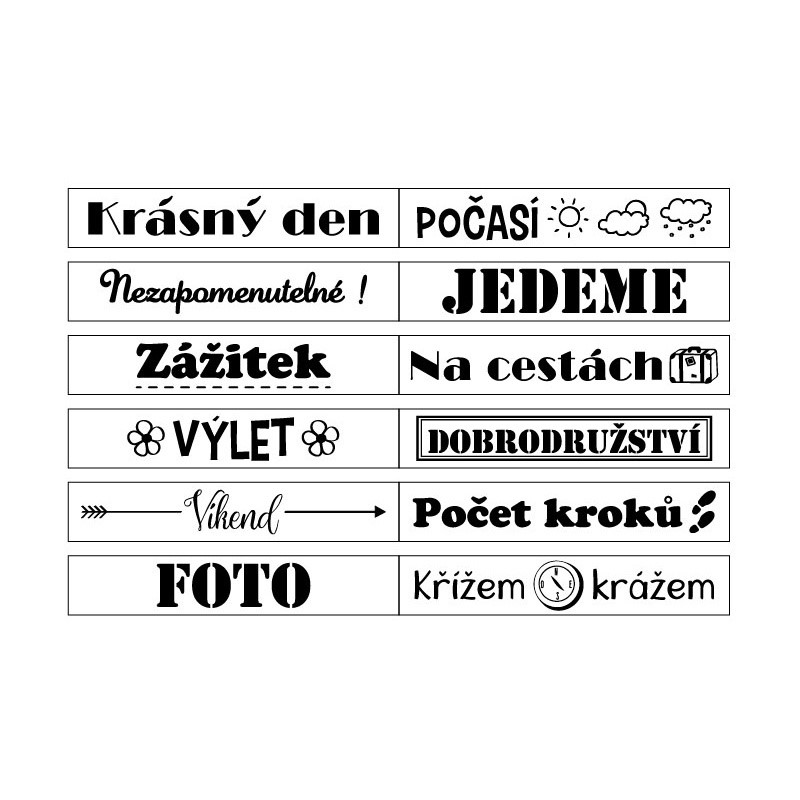 Aladine - ROLL´ STAMP / CESTOVNÍ DENÍK - rolovací razítko