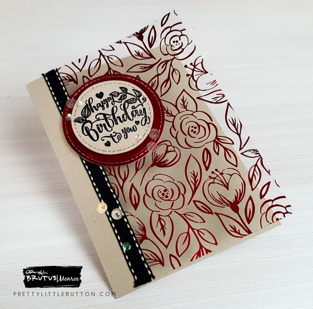 *** Thermoweb - CLEAR TONER SHEETS / FLORAL SKETCH - transparentní fólie (1 ks)