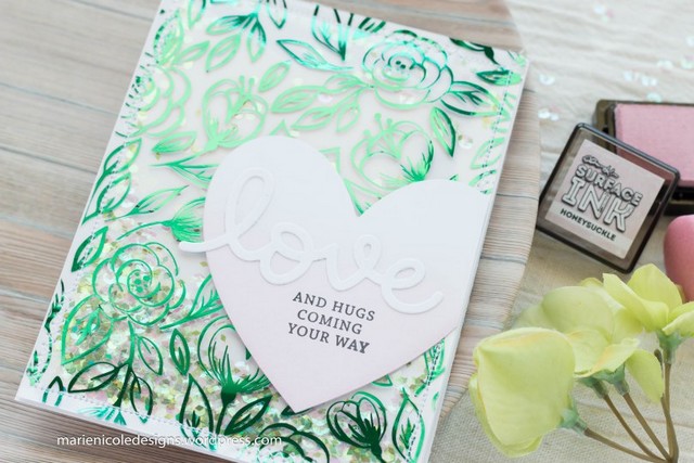 *** Thermoweb - CLEAR TONER SHEETS / FLORAL SKETCH - transparentní fólie (1 ks)