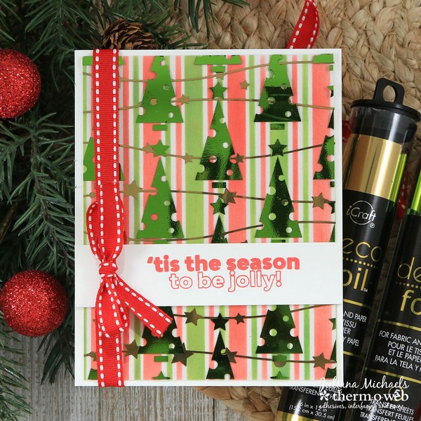 *** Thermoweb - CLEAR TONER SHEETS / CHRISTMAS TREE - transparentní fólie (1 ks)