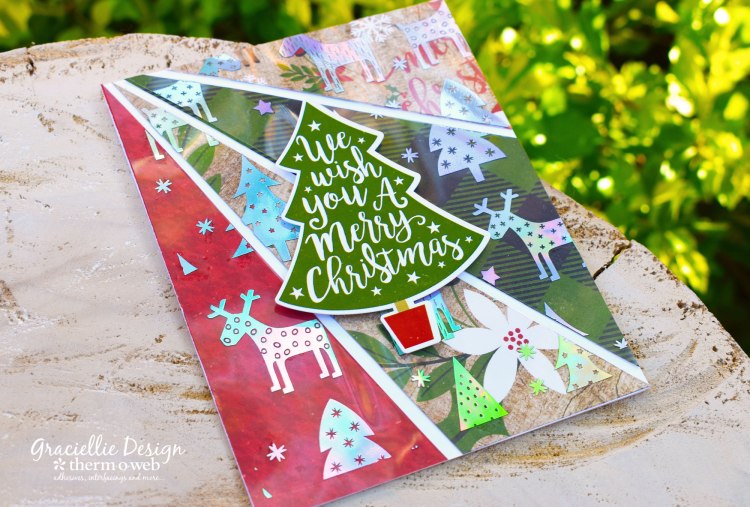 *** Thermoweb - CLEAR TONER SHEETS / CHRISTMAS TREE - transparentní fólie (1 ks)