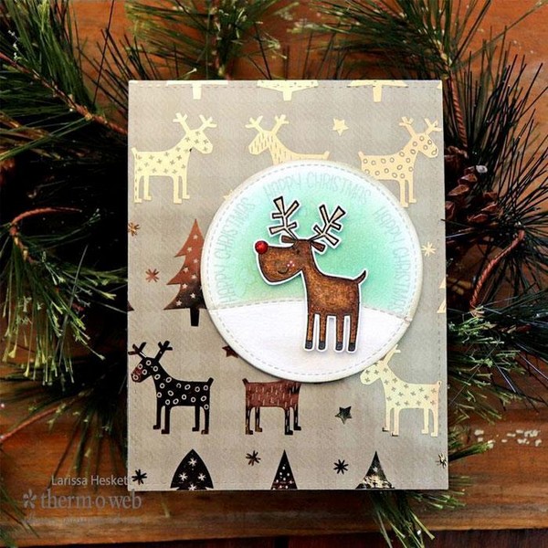 *** Thermoweb - CLEAR TONER SHEETS / RUSTIC WINTER - transparentní fólie (1 ks)