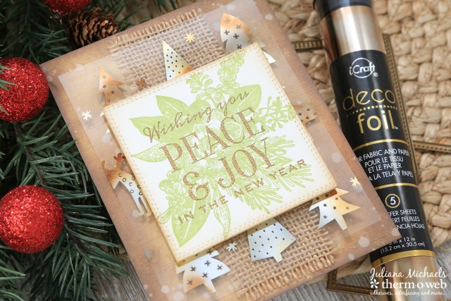 *** Thermoweb - CLEAR TONER SHEETS / RUSTIC WINTER - transparentní fólie (1 ks)