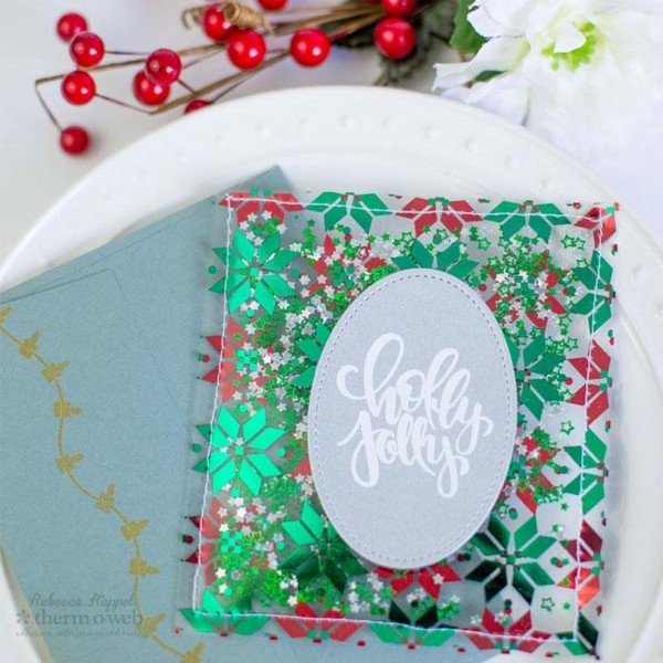 *** Thermoweb - CLEAR TONER SHEETS / PRIM POINSETTIA - transparentní fólie (1 ks)