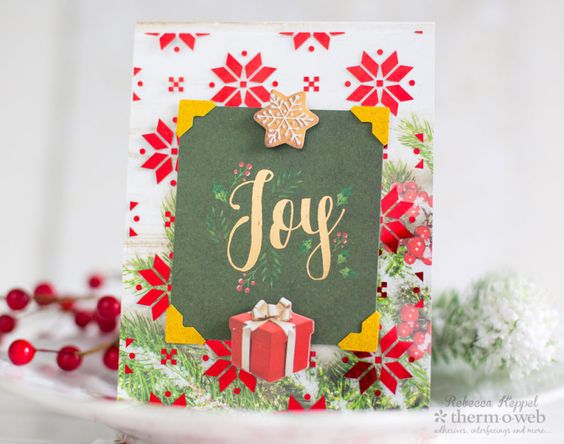 *** Thermoweb - CLEAR TONER SHEETS / PRIM POINSETTIA - transparentní fólie (1 ks)