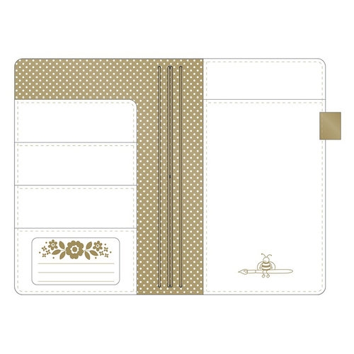 *** Doodlebug - TRAVELER´S NOTEBOOK / GOLD FOIL - cestovní deník