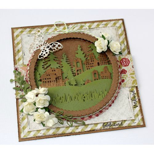 Joy! Crafts - VILLAGE LANDSCAPE - vyřezávací šablony