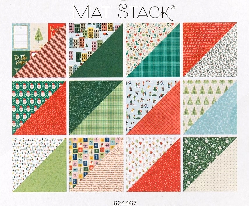 *** DCWV - HOLIDAY DELIGHT 6x6 - scrapbookové čtvrtky