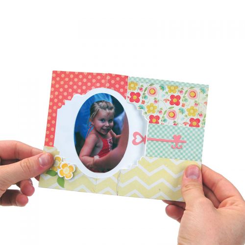 *** Sizzix - BIGZ / MAJESTIC FLIP-IT CARD - vyřezávací šablona