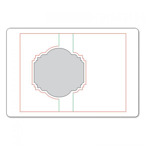 *** Sizzix - BIGZ / MAJESTIC FLIP-IT CARD - vyřezávací šablona