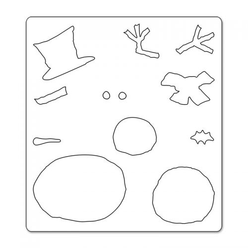*** Sizzix - BIGZ / ASSEMBLY SNOWMAN - vyřezávací šablona