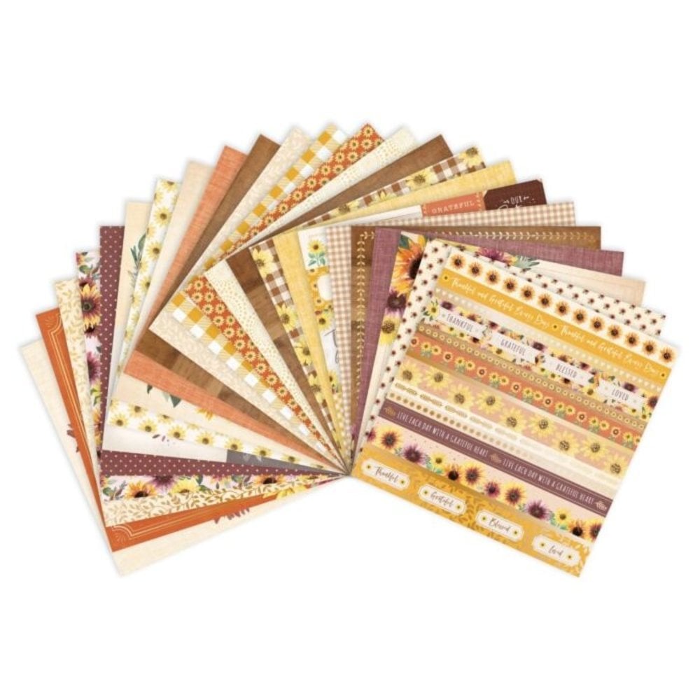 *** Recollections - SUNSET FIELDS 12x12 - scrapbookové čtvrtky (48 ks)
