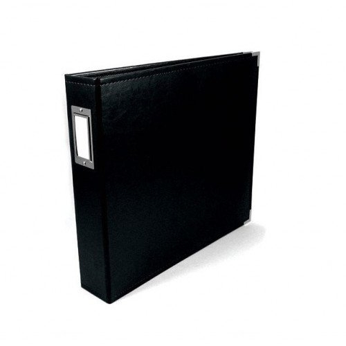 We R Memory Keepers - LEATHER BINDER / BLACK 12x12 - scrapbookové album