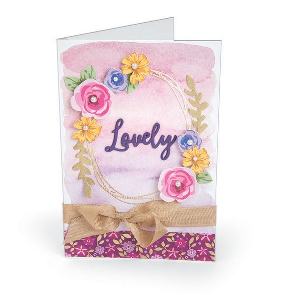 Sizzix - LAYERED FLOWERS - razítka a vyřezávací šablony