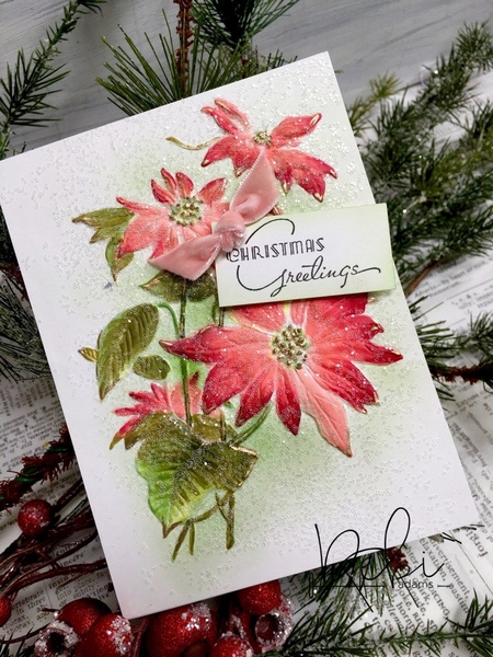 Sizzix - POINSETTIA - 3D embossovací kapsa