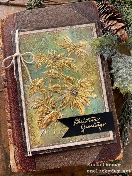 Sizzix - POINSETTIA - 3D embossovací kapsa