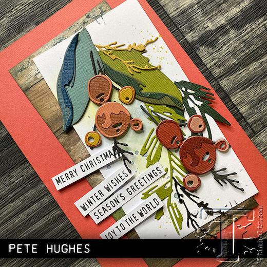 *** Sizzix - HOLIDAY BRUSHSTROKE - vyřezávací šablony