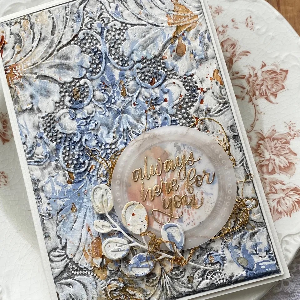 Sizzix - DAMASK - 3D embossovací kapsa