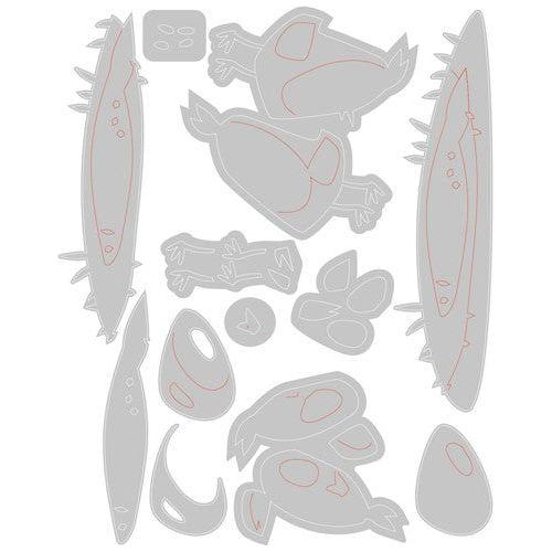 *** Sizzix - PAPERCUT CHICKS COLORIZE - vyřezávací šablony