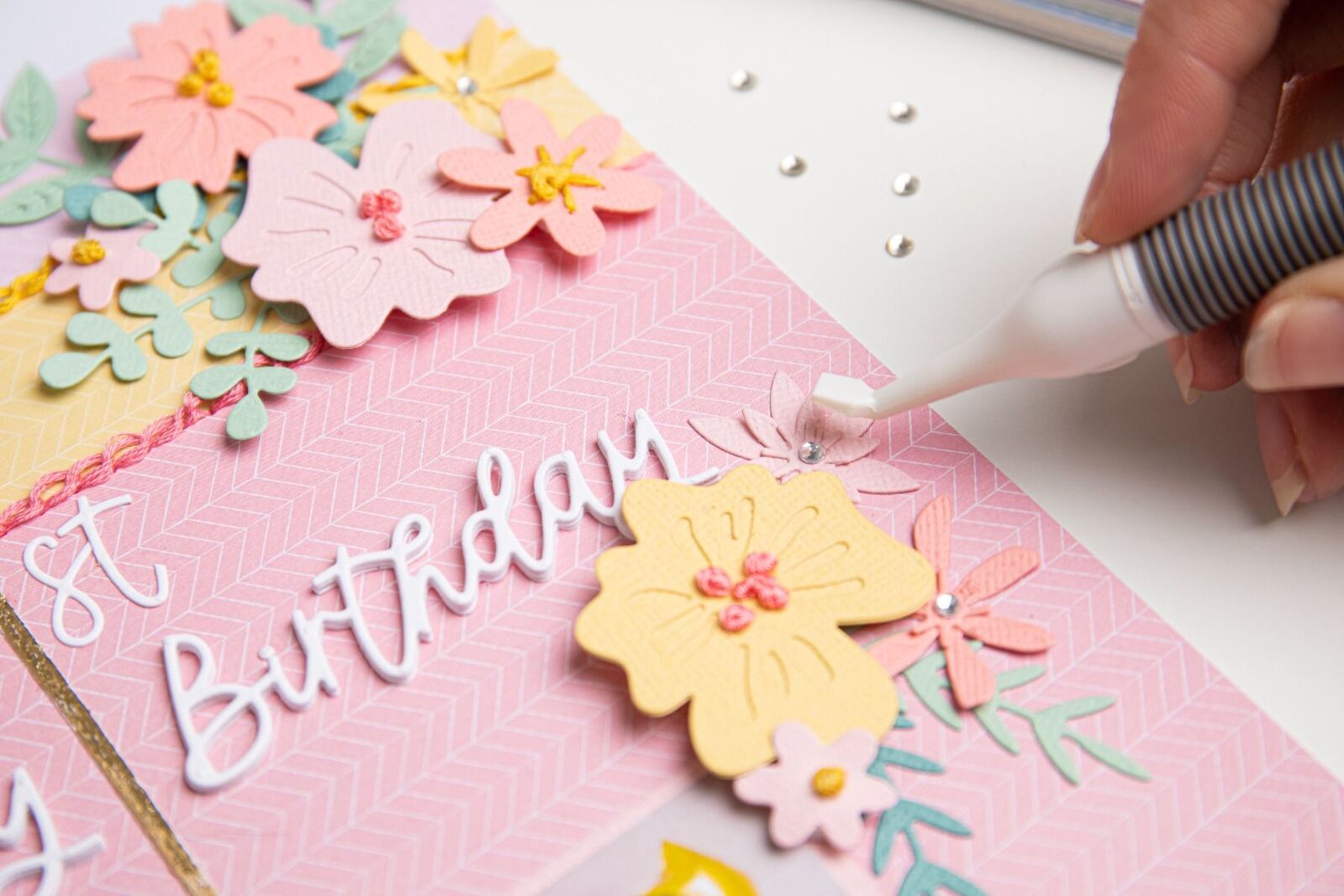 *** Sizzix - FLORAL CLUSTER - vyřezávací šablony