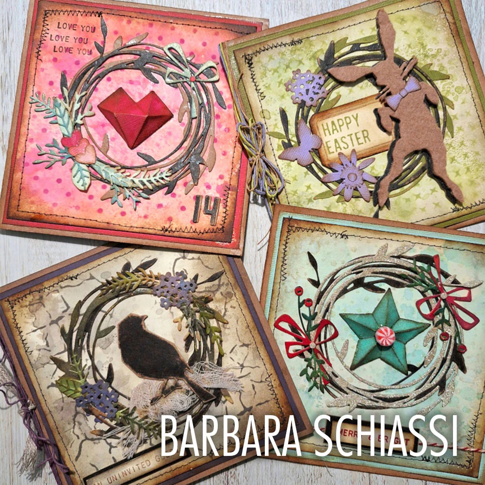 Sizzix - VAULT LOVEBIRDS - vyřezávací šablony