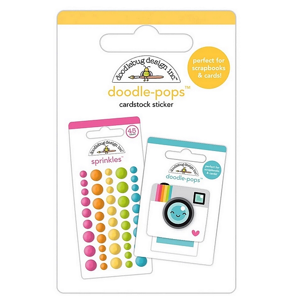 *** Doodlebug - DOODLE MINIS Doodle-Pops - 3D samolepky