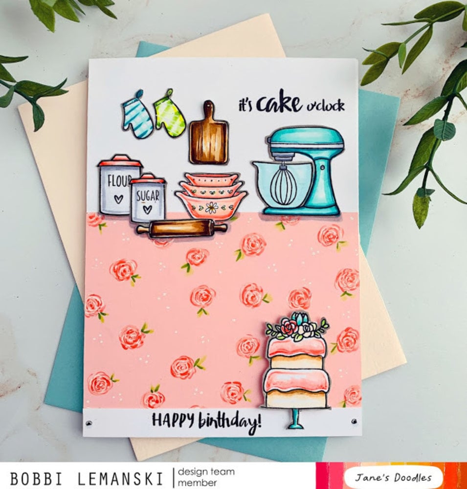 *** Jane´s Doodles - HOMEMADE - silikonová razítka