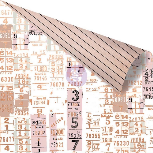 *** Prima Marketing - AMELIA ROSE / Good Luck - scrapbooková čtvrtka