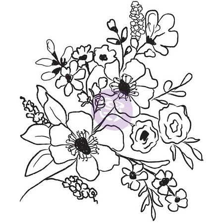 Prima Marketing - CHRISTINE ADOLPH / FRESH FLOWERS #2 - cling razítko