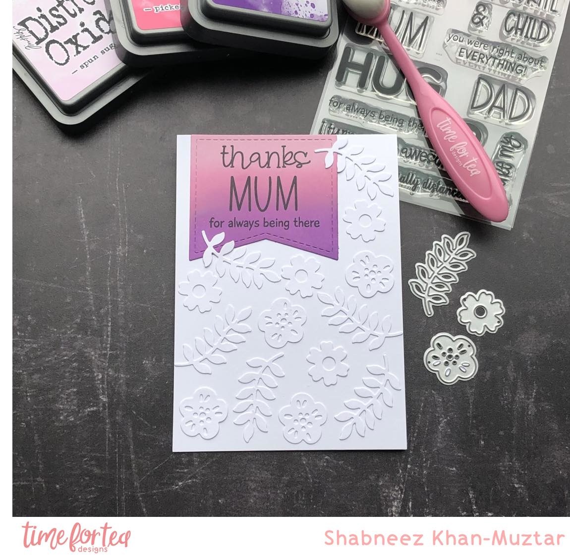 Time For Tea - SPRING BLOOMS - vyřezávací šablony